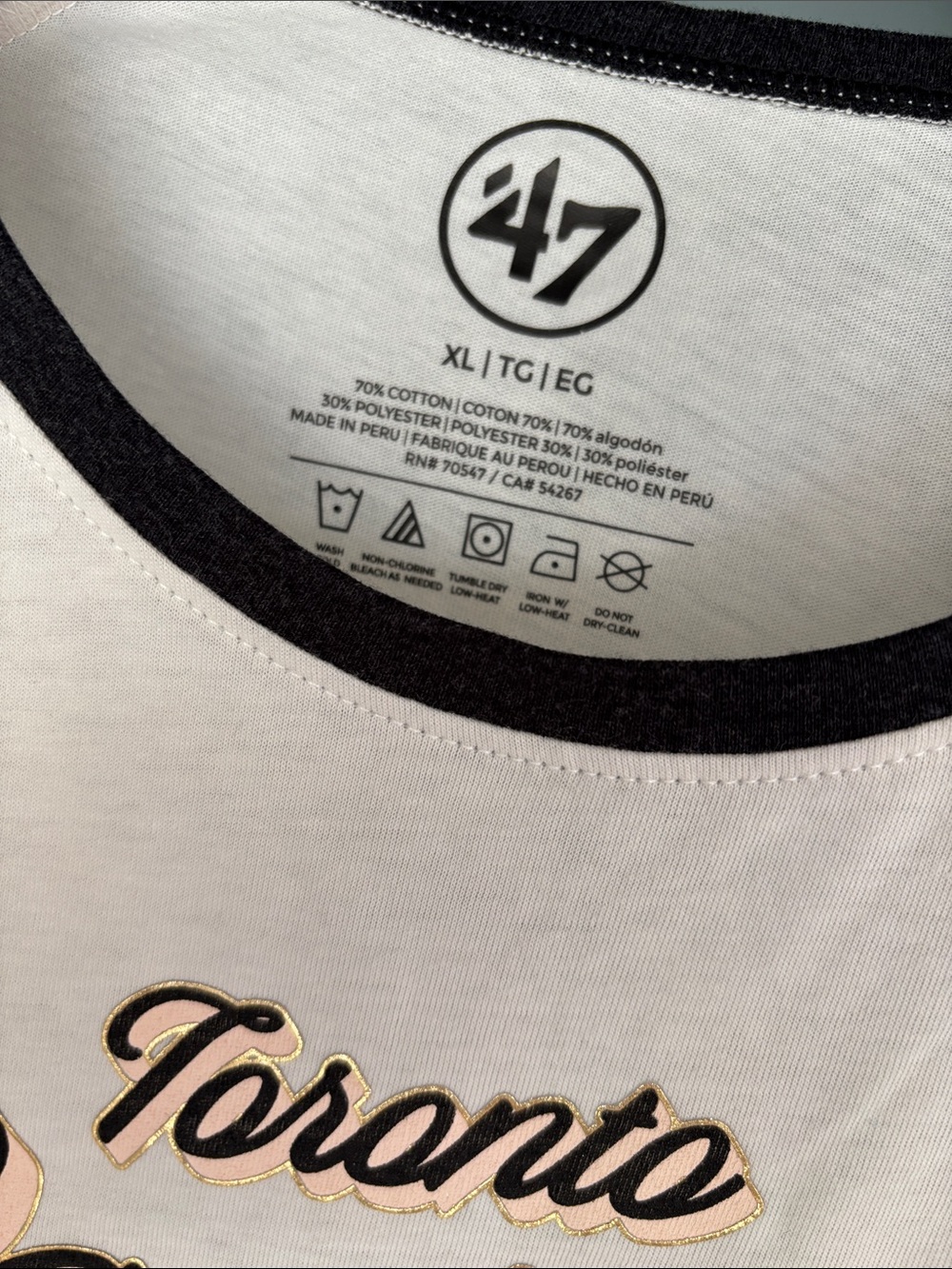 Toronto Raptors Raglan long sleeve Tee - Picture 4 of 8